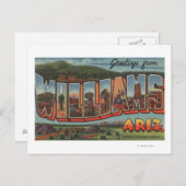 Williams, Arizona - Grote Letter-scènes Briefkaart (Voorkant / Achterkant)