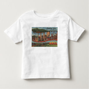 Williams, Arizona - Grote Letter-scènes Kinder Shirts