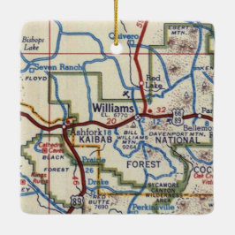 Williams Arizona Kersta Keramisch Ornament