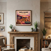 Williams Arizona Route 66 Vintage Poster