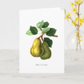 Williams Bon Chretien pear Kaart (Gele Bloem)