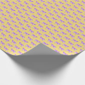 Williams College Ephs Paarse Koeien Inpakpapier (Hoek)