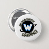 Williams Enterprises logo Ronde Button 5,7 Cm (Voorkant /achterkant)