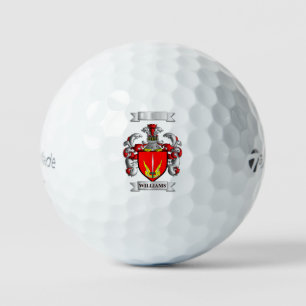 WILLIAMS FAMILIE NAAM SCHILD EN KAM GOLF BAL