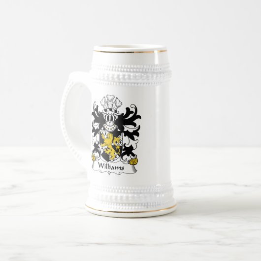 Williams Family Crest Bierpul (Voorkant links)