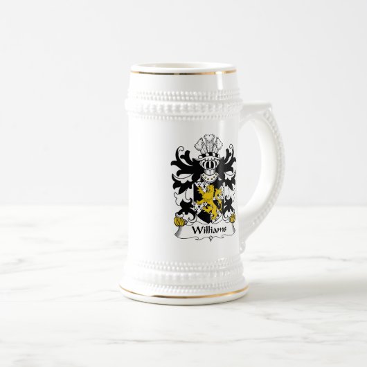 Williams Family Crest Bierpul (Voorkant rechts)