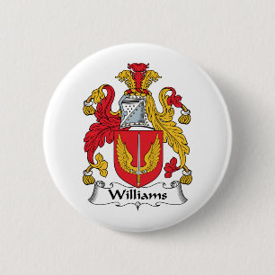 Williams Family Crest Ronde Button 5,7 Cm