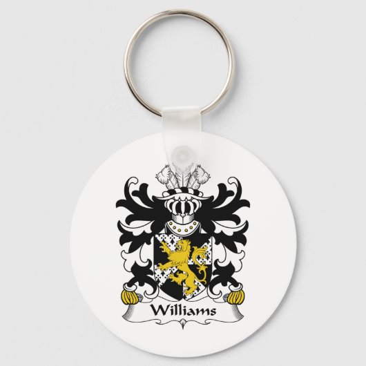 Williams Family Crest Sleutelhanger (Voorkant)