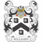 Williams Family Crest Sticker (Voorkant)