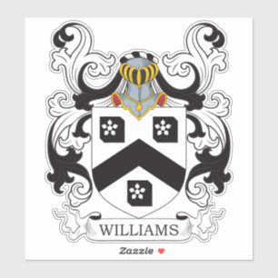 Williams Family Crest Sticker