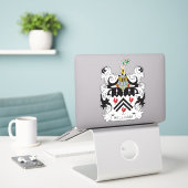 Williams Family Crest Sticker (Laptop op bureau)