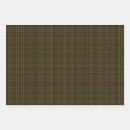 Williams Family Pset Tartan Pattern Inpakpapier Vel (Voorkant 3)