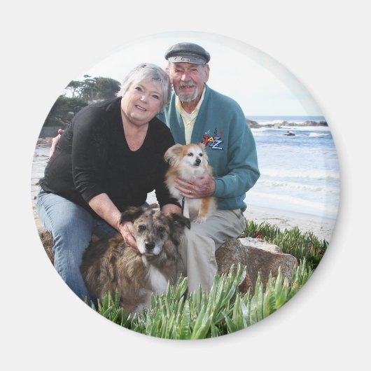 Williams Foxy en Corky Foto 3 Magneet (Voorkant)