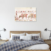 William's leger gaat naar Mont Saint-Michel Canvas Afdruk (Insitu (Slaapkamer))