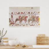 William's leger gaat naar Mont Saint-Michel Poster (Keuken)