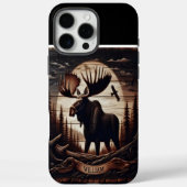 William's Moose Moon Case-Mate iPhone Case (Achterkant)