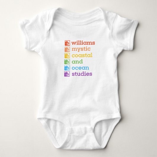 Williams-Mystic Pride Baby uit één stuk Romper (Voorkant)