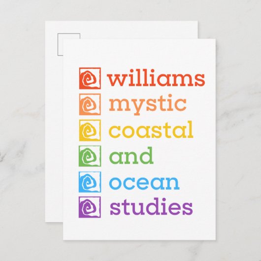 Williams-Mystic Pride-Briefkaart Briefkaart (Voorkant / Achterkant)