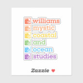 Williams-Mystic Pride Sticker (Vel)