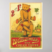  Williams nieuwe Cream Toffee Ad Poster (Voorkant)