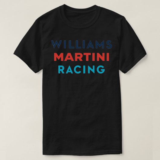 williams racen klassieke logo t-shirt (Design voorkant)