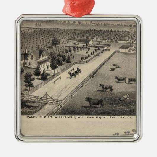 Williams Ranch, Goodrich Quarry Metalen Ornament (Voorkant)