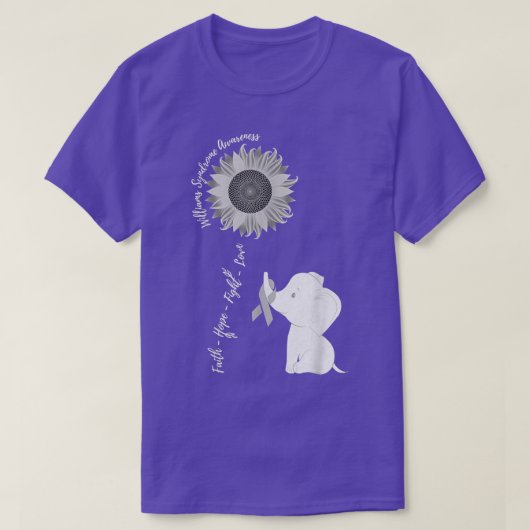 Williams Syndrome Awareness Brain Disease Related T-shirt (Design voorkant)