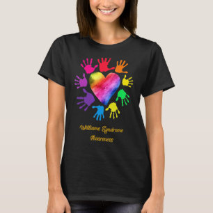 Williams Syndrome Awareness Hands Williams Syndrom T-shirt
