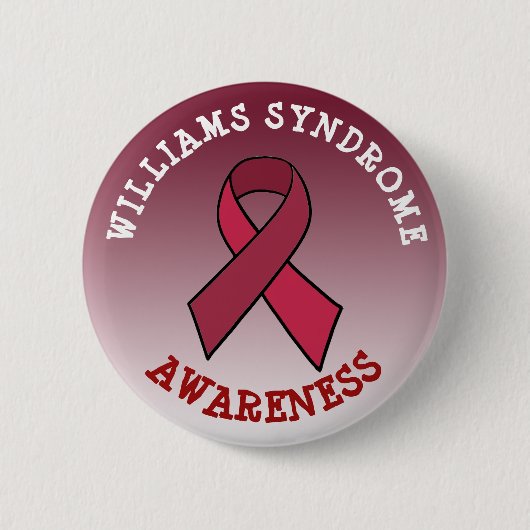 Williams Syndrome Awareness Month Button (Voorkant)