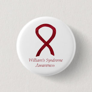 William's Syndrome Custom Awareness Ribbon Pins Ronde Button 3,2 Cm