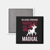 Williams-syndroom Warrior was Williams-beuren WBS  Magneet (Voorkant / Achterkant)