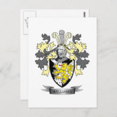 Williams-wapenschild Briefkaart (Voorkant / Achterkant)