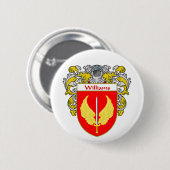 Williams-wapenschild (gemanteld) ronde button 5,7 cm (Voorkant /achterkant)