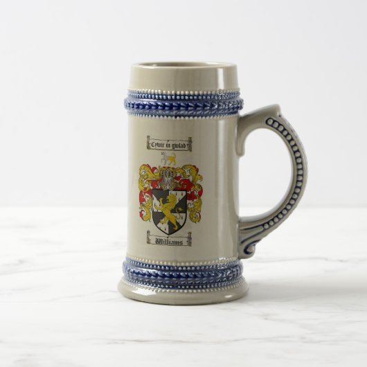 Williams-wapenschild Stein Bierpul (Rechts)