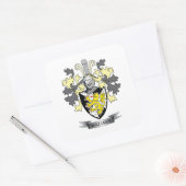 Williams-wapenschild Vierkante Sticker (Envelop)