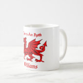 Williams Welsh Dragon Koffiemok (Voorkant rechts)