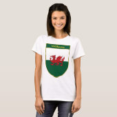 Williams Welsh Flag Shield T-shirt (Voorkant volledig)