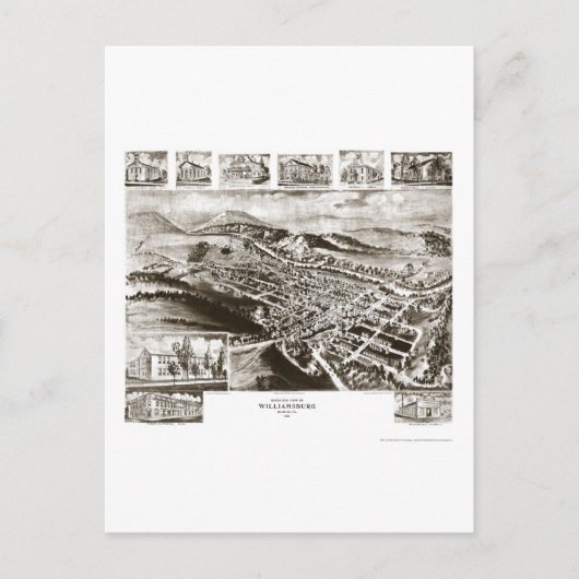 Williamsburg Blair County Briefkaart (Voorkant)