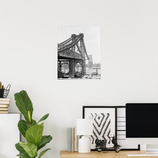 Williamsburg Bridge, 1902. foto Poster (Thuiskantoor)