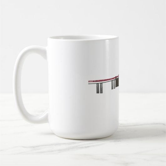 Williamsburg Bridge: 3D-model: Koffiemok (Links)