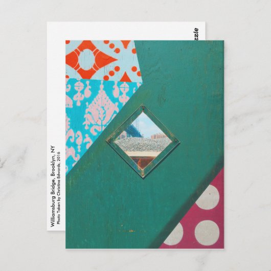 Williamsburg Bridge Briefkaart (Voorkant / Achterkant)