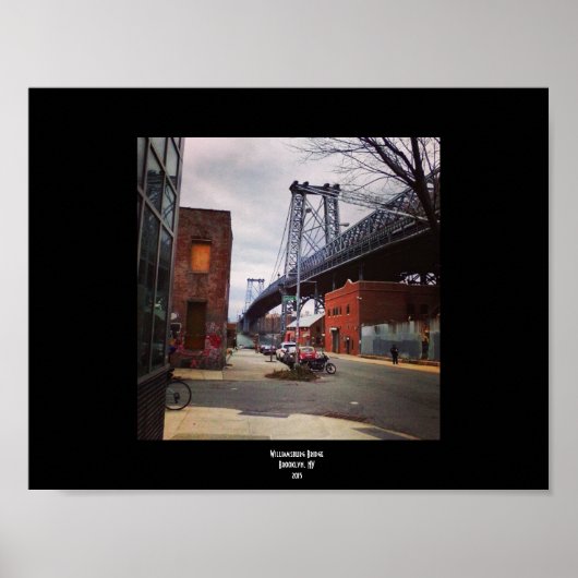 Williamsburg Bridge Brooklyn, NY Poster (Voorkant)