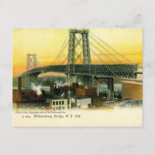 Williamsburg Bridge, New York City, 1905  Briefkaart
