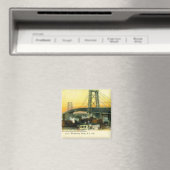 Williamsburg Bridge, New York City, 1905  Magneet (Insitu (Vaatwasser))