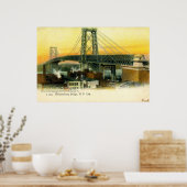Williamsburg Bridge, New York City, 1905  Poster (Keuken)