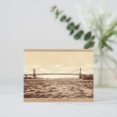 Williamsburg Bridge, New York City 1907  Briefkaart (Staand voorkant)
