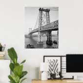 Williamsburg Bridge Poster (Thuiskantoor)