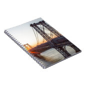 Williamsburg Bridge Sunset Brooklyn NYC Notitieboek (Rechterzijde)