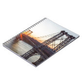 Williamsburg Bridge Sunset Brooklyn NYC Notitieboek (Linkerzijde)