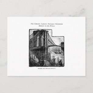  Williamsburg Brooklyn Bridge New York City Briefkaart